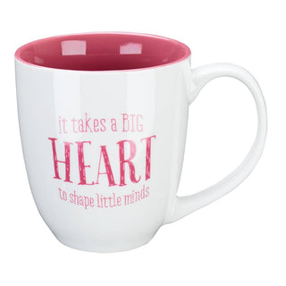 It Takes a Big Heart Ceramic Teacher Coffee Mug