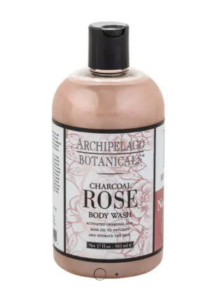 Archipelago Charcoal Rose 17 oz. Body Wash Archipelago