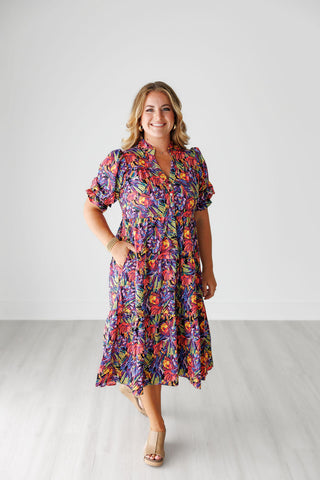 Michelle McDowell Evie Wanderlust Tiered Dress