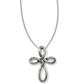 BRIGHTON Interlok Petite Cross Necklace - Harlynn & Gray