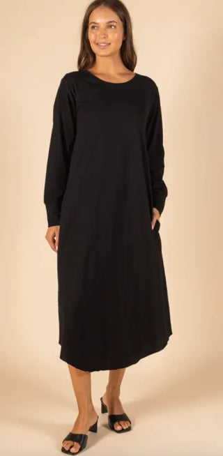 Before You Sunday Morning Long Sleeve Midi Dress Before You Collection