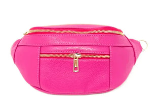German Fuentes Fine Leather Crossbody Fanny Pack