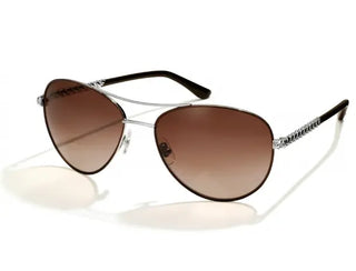 Helix Chocolate Silver Sunglasses Brighton