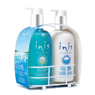 INIS Hand Care Caddy with 2 10oz Bottles