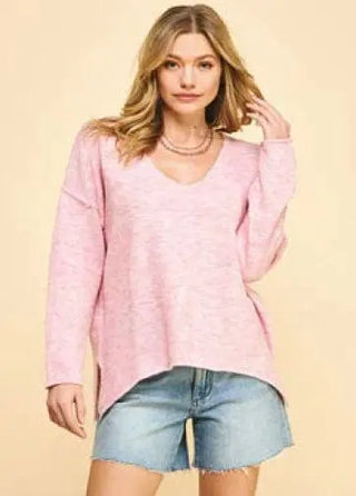 MIXED PINK SWEATER