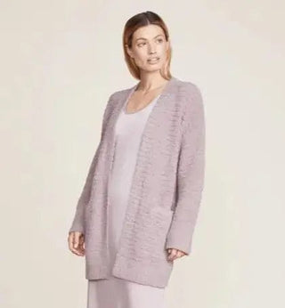 Barefoot Dreams Barefoot Dreams Deep Taupe / XS Barefoot Dreams CozyChic Boucle Welt Pocket Cardigan