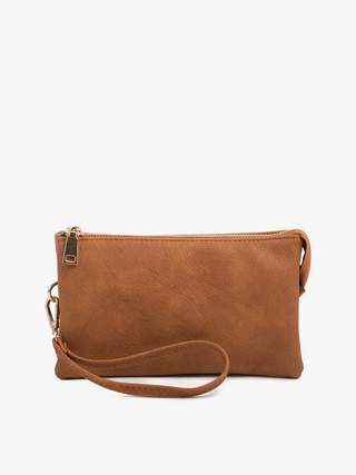 Kelly Green Vegan Leather Crossbody Wristlet - Harlynn & Gray