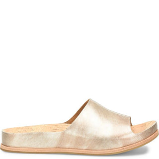 Born Kork-Ease Tutsi Gold Leather with Cork Bed Ergonomic Sandal