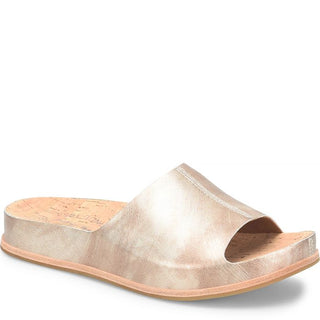 Born Kork-Ease Tutsi Gold Leather with Cork Bed Ergonomic Sandal