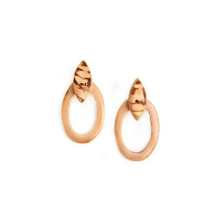 Organic Tagua Jewelry Jewelry Acelia Earrings: Onyx