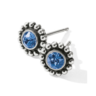 Brighton Twinkle Sapphire Mini Post Earrings Gift Box