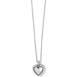 Brighton Pretty Tough Bold Heart Petite Necklace Gift Box
