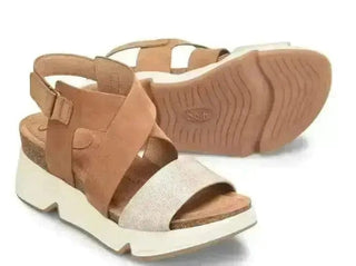 SOFFT Apparel Accessories 7 / Pinecone Sofft Charday Nubuck Leather Sandal